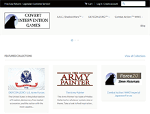 Tablet Screenshot of covertintervention.com